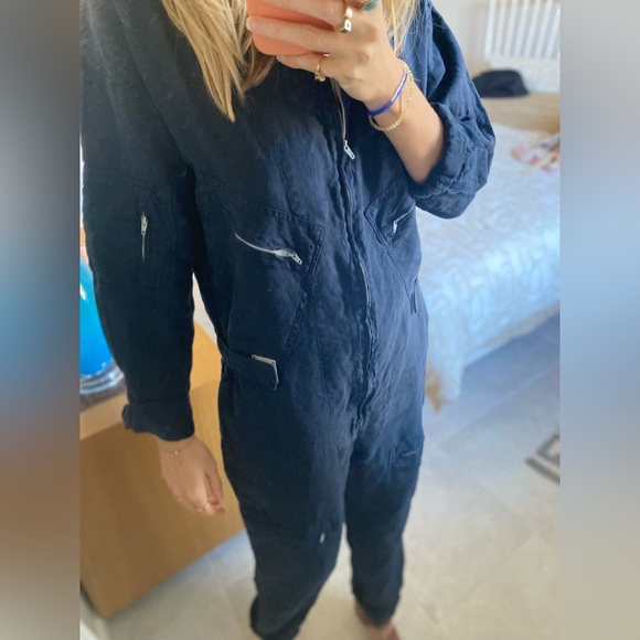 Matteo LA Linen Utility Jumpsuit - Picture 3 of 4